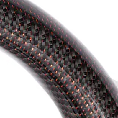 Reflective red carbon fiber material texture